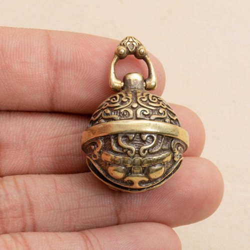 Pendentif cloche laiton - cloche, en