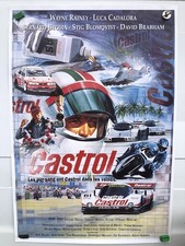 Affiche CASTROL (120cm x 81cm) -no plaque emaillee bidon carton thermometre