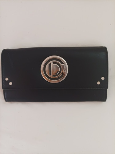 Portefeuille vintage cuir - , noir