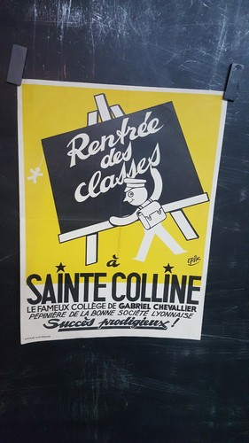 Affichette ecole lyonnaise ste - affichette,