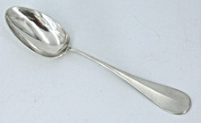 Cuillère ragout argent massif