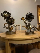 lamp fleurs JANSEN CIRCA 1970