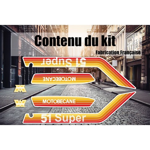 Kit autocollants mbk super - kit,