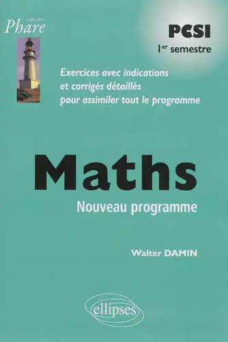 Maths pcsi 1er semestre - maths,