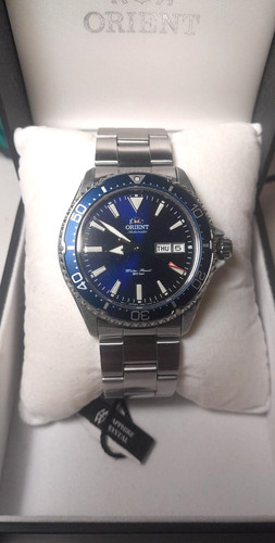 Watch orient ray blue dial - 3,