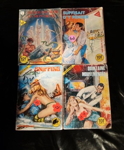 Livres erotiques lots - bd, ef