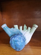 Huilier Vinaigrier en Faïence  artichaud- Vintage - Barbotine