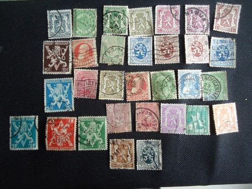 Lot timbres anciens - 31,