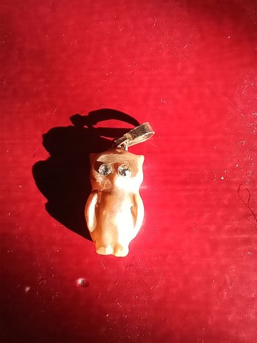 Petit pendentif hibou - pendentif, yeux