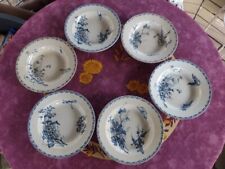 6 Assiettes Creuses 24cm Terre