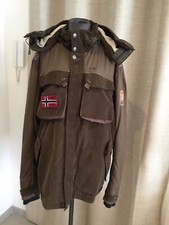 Très Beau Et Authentique Blouson Ski Marron Napapijri Xxl Tbe 