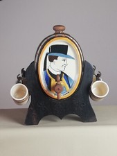 Petit Tonneau à liqueur en céramique HB Henriot Quimper