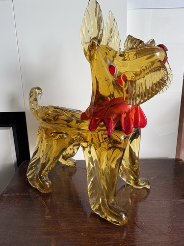 Rare sculpture grand chien