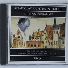 SVJATOSLAV RICHTER IN PRAGUE - Johannes Brahms - Piano sonatas, Variations