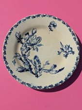 Assiette Ancienne Gien Terre De Fer Cactus