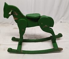 Ancien Cheval En Bois A Bascule ( Hang )