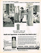 PUBLICITE ADVERTISING 104  1963  CHAFFOTEAUX & MAURY  chauffage chaudière 161014