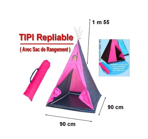 Tipi rose gris - tipi, /