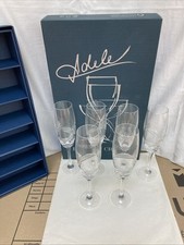 6 Flûte À Champagne BOHEMIA CRYSTAL neuve Vintage 