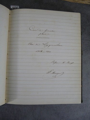 Manuscrit géométrie plane - géométrie,