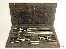 ANCIENNE BOITE DE COMPAS SL UNIS FRANCE EN COFFRET COLLECTION ECOLE BUREAU