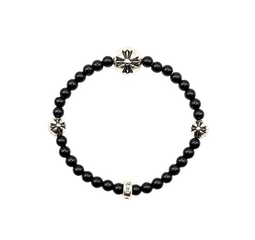 Chrome hearts onyx bead - chrome,