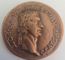 Médaille En Bronze Reproduction De Monnaie Antique XX Siècle