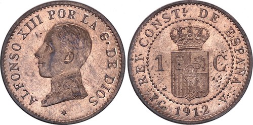 Espagne centimo alfonso - espagne,