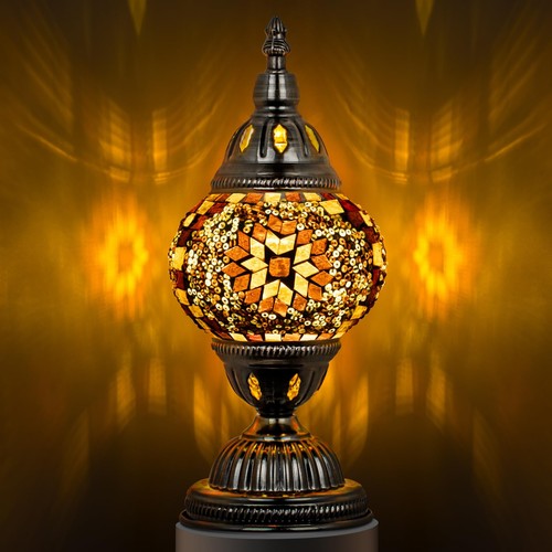 Turkish table lamp with - table,