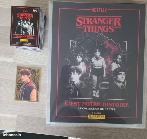 Cartes stranger things panini - cartes,