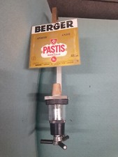  DISTRIBUTEUR DOSEUR En Verre DE BAR, DE PUB " Berger "  Vintage