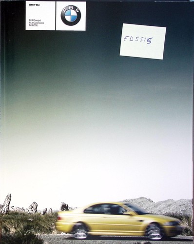 Ed5515 brochure bmw - m3, coupé