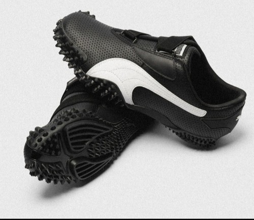 Puma mostro black perf leather - puma,