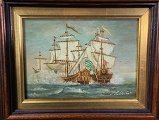 Tableau signé huile sur