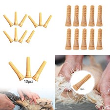 Lot de 10 doigts de plumeuse poulet pratiques pour oies, canards, volailles