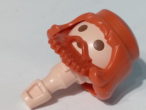 Playmobil tête barbe perruque - playmobil,