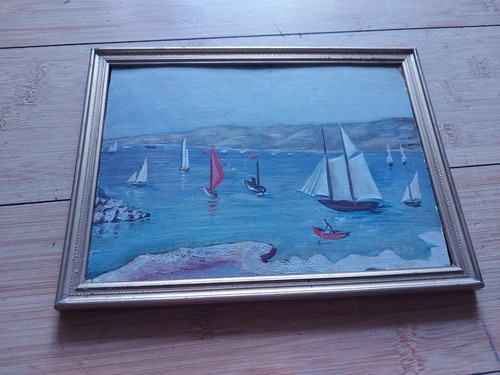 Tableau peinture huile sur - ,,