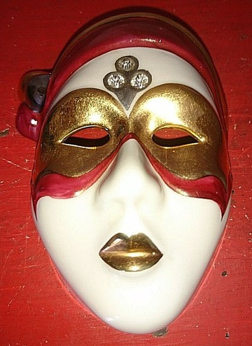 Ancien beau masque carnaval - beau, de