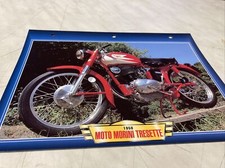 Moto Morini 175 Tresette 1958 fiche carte moto passion collection Atlas