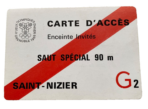 Carte accès des jeux - des,