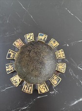 CENDRIER ZODIACAL EN LAITON