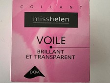 Collant voile brillant et transparent  brun fume misshelen T 1
