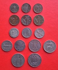 Numismatique LOT 15 Pièces Royaume D'Italie Savoie Vittorio Emanuele III