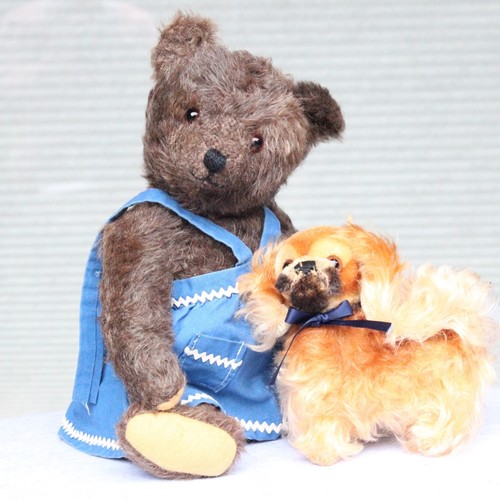 Ours peluche ancien 34cm - peluche,