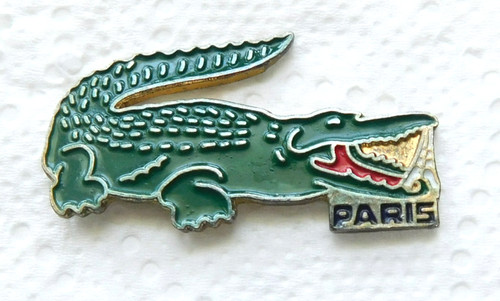 Pin lacoste paris crocodile - pin's,