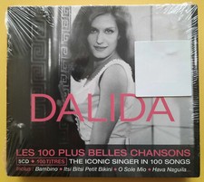 Dalida coffret de 5 CD . Rare . 4 CD en français , 1 CD en italien . Etat neuf .