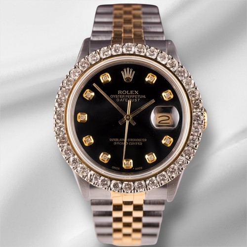 Rolex datejust 36mm acier - 36mm, yg/acier