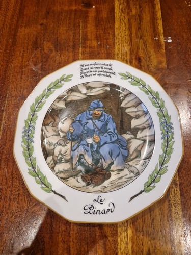 Rare assiette porcelaine - assiette, en