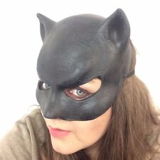 Femmes Chat Noir Masque Halloween Déguisement Panthère Latex Pour Catwoman