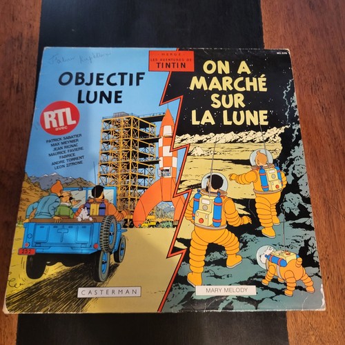 Tintin objectif lune on a - tintin,